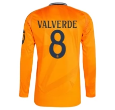 Maillot de Foot Real Madrid Valverde 8 Tenue Extérieur 2024/25 Manche Longue