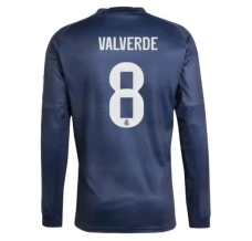 Maillot de Foot Real Madrid Valverde 8 Tenue Extérieur 2025/26 Manche Longue Maillot de Foot Real Madrid Valverde 8 Tenue Extérieur 2025/26 Manche Longue