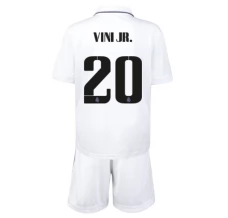 Maillot de Foot Real Madrid Vini Jr. 20 Enfant Tenue Domicile 2022/23