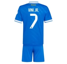 Maillot de Foot Real Madrid Vini Jr. 7 Enfant Tenue Third 2025/26