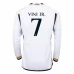 Maillot de Foot Real Madrid Vini Jr. 7 Tenue Domicile 2023/24 Manche Longue