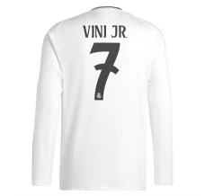 Maillot de Foot Real Madrid Vini Jr. 7 Tenue Domicile 2024/25 Manche Longue