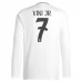 Maillot de Foot Real Madrid Vini Jr. 7 Tenue Domicile 2024/25 Manche Longue