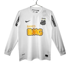 Maillot de Foot Santos FC Tenue Domicile Retro 2012-13 Manche Longue