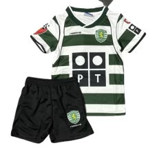 Maillot de Foot Sporting CP Enfant Tenue Domicile Retro 2001-03
