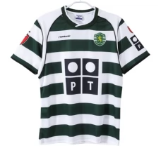 Maillot de Foot Sporting CP Tenue Domicile Retro 2001-03