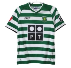 Maillot de Foot Sporting CP Tenue Domicile Retro 2003-04