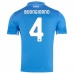 Maillot de Foot SSC Napoli Buongiorno 4 Tenue Domicile 2024/25