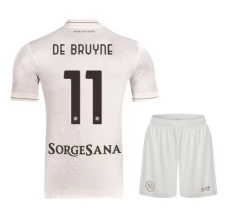 Maillot de Foot SSC Napoli De Bruyne 11 Enfant Tenue Extérieur 2025/26 Maillot de Foot SSC Napoli De Bruyne 11 Enfant Tenue Extérieur 2025/26
