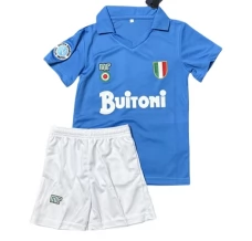 Maillot de Foot SSC Napoli Enfant Tenue Domicile Retro 1987-88