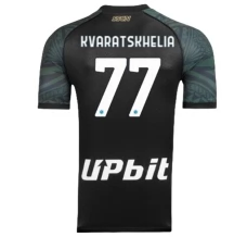 Maillot de Foot SSC Napoli Kvaratskhelia 77 Tenue Third 2023/24