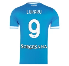 Maillot de Foot SSC Napoli Lukaku 9 Tenue Domicile 2025/26