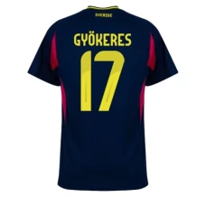 Maillot de Foot Suède Gyökeres 17 Tenue Extérieur 2024 Maillot de Foot Suède Gyökeres 17 Tenue Extérieur 2024