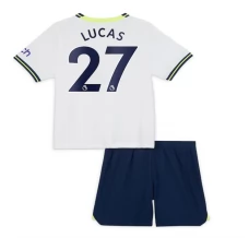 Maillot de Foot Tottenham Hotspur Lucas 27 Enfant Tenue Domicile 2022/23 Maillot de Foot Tottenham Hotspur Lucas 27 Enfant Tenue Domicile 2022/23