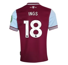 Maillot de Foot West Ham United Ings 18 Tenue Domicile 2024/25