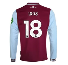 Maillot de Foot West Ham United Ings 18 Tenue Domicile 2024/25 Manche Longue
