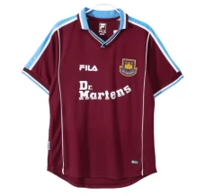 Maillot de Foot West Ham United Tenue Domicile Retro 1999-01