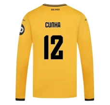 Maillot de Foot Wolves FC Cunha 12 Tenue Domicile 2024/25 Manche Longue