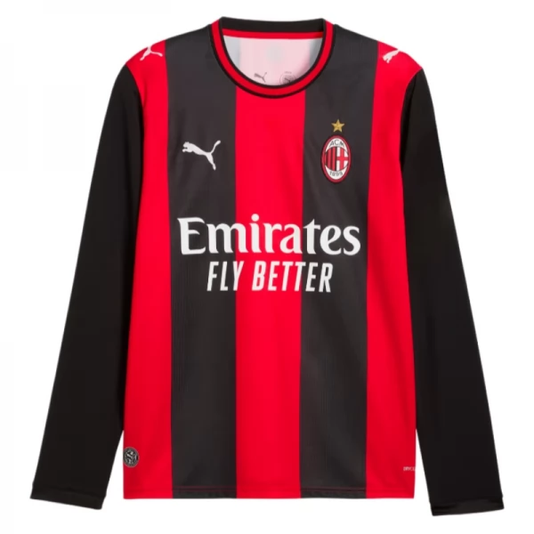 Maillot Domicile AC Milan Pulisic 11 2026/27 Manches Longues Maillot Domicile AC Milan Pulisic 11 2026/27 Manches Longues