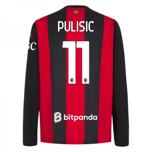 Maillot Domicile AC Milan Pulisic 11 2026/27 Manches Longues Maillot Domicile AC Milan Pulisic 11 2026/27 Manches Longues