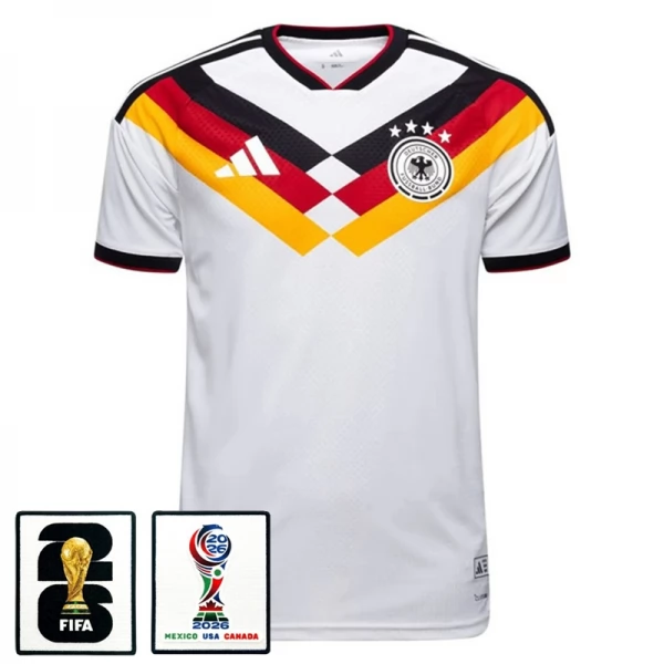 Maillot Domicile Allemagne Coupe du Monde 2026 avec Patch Maillot Domicile Allemagne Coupe du Monde 2026 avec Patch