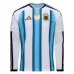 Maillot Domicile Argentine Coupe du Monde 2026 Manches Longues