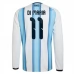 Maillot Domicile Argentine Di Maria 11 Coupe du Monde 2026 Manches Longues