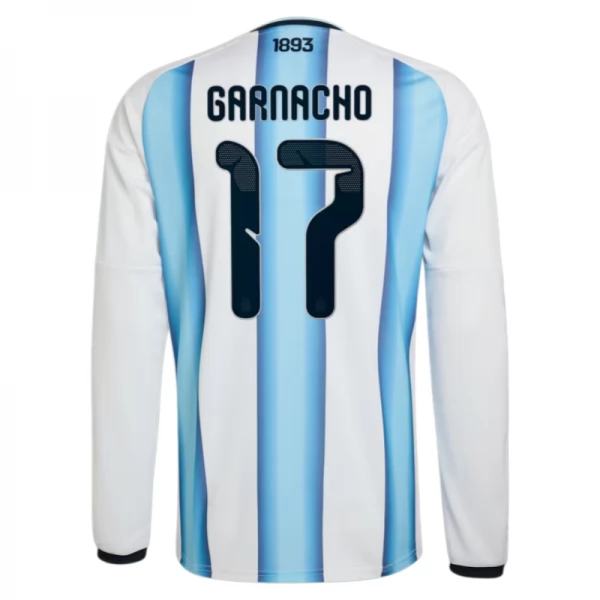 Maillot Domicile Argentine Garnacho 17 Coupe du Monde 2026 Manches Longues Maillot Domicile Argentine Garnacho 17 Coupe du Monde 2026 Manches Longues