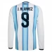 Maillot Domicile Argentine J.Alvarez 9 Coupe du Monde 2026 Manches Longues Maillot Domicile Argentine J.Alvarez 9 Coupe du Monde 2026 Manches Longues