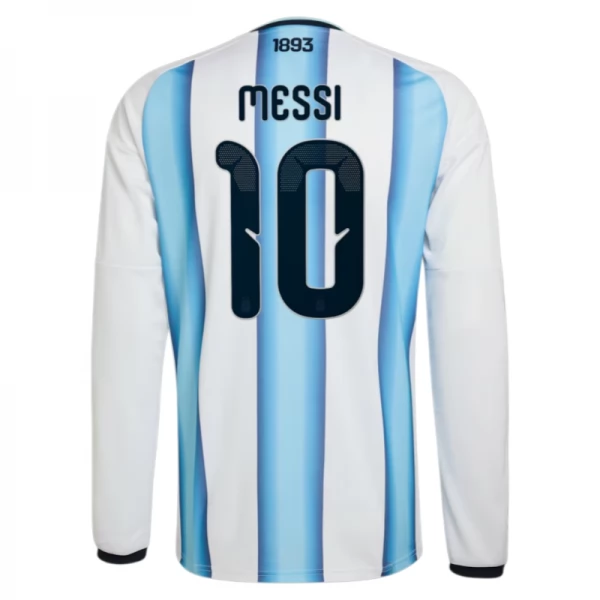 Maillot Domicile Argentine Messi 10 Coupe du Monde 2026 Manches Longues Maillot Domicile Argentine Messi 10 Coupe du Monde 2026 Manches Longues