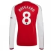 Maillot Domicile Arsenal Ødegaard 8 2026/27 Manches Longues