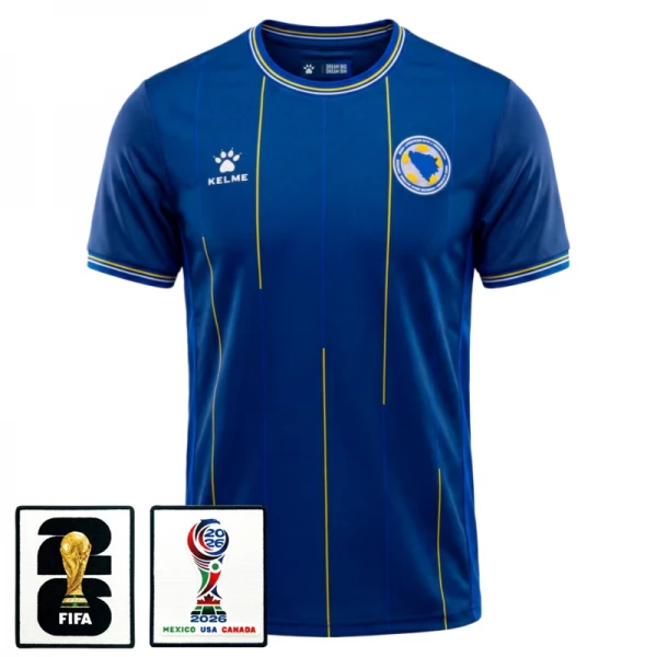 Maillot Domicile Bosnie-Herzégovine Coupe du Monde 2026 avec Patch Maillot Domicile Bosnie-Herzégovine Coupe du Monde 2026 avec Patch
