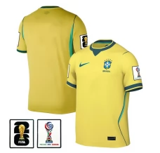 Maillot Domicile Brésil Coupe du Monde 2026 avec Patch