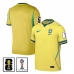 Maillot Domicile Brésil Coupe du Monde 2026 avec Patch