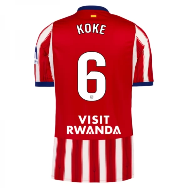 Maillot Domicile Club Atlético de Madrid Koke 6 2026/27 Maillot Domicile Club Atlético de Madrid Koke 6 2026/27