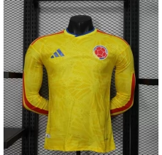 Maillot Domicile Colombie Coupe du Monde 2026 Manches Longues
