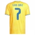 Maillot Domicile Colombie Luis Díaz 7 Coupe du Monde 2026
