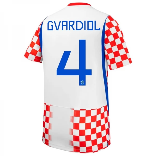 Maillot Domicile Croatie Gvardiol 4 Coupe du Monde 2026 Maillot Domicile Croatie Gvardiol 4 Coupe du Monde 2026