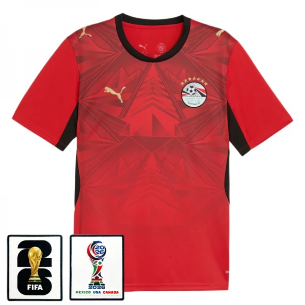Maillot Domicile Egypte Coupe du Monde 2026 avec Patch Maillot Domicile Egypte Coupe du Monde 2026 avec Patch