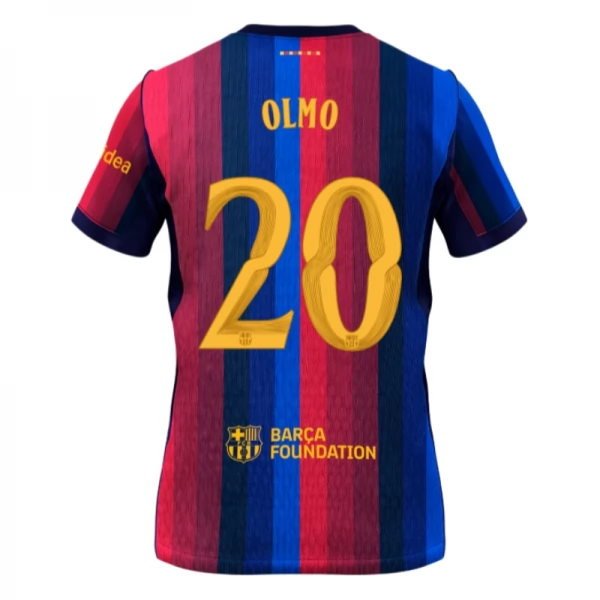 Maillot Domicile FC Barcelone Olmo 20 2026/27 Maillot Domicile FC Barcelone Olmo 20 2026/27
