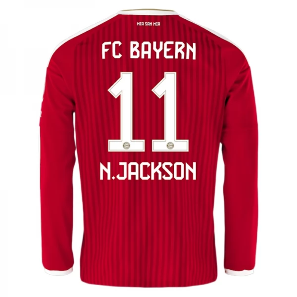 Maillot Domicile FC Bayern Munich N.Jackson 11 2026/27 Manches Longues Maillot Domicile FC Bayern Munich N.Jackson 11 2026/27 Manches Longues