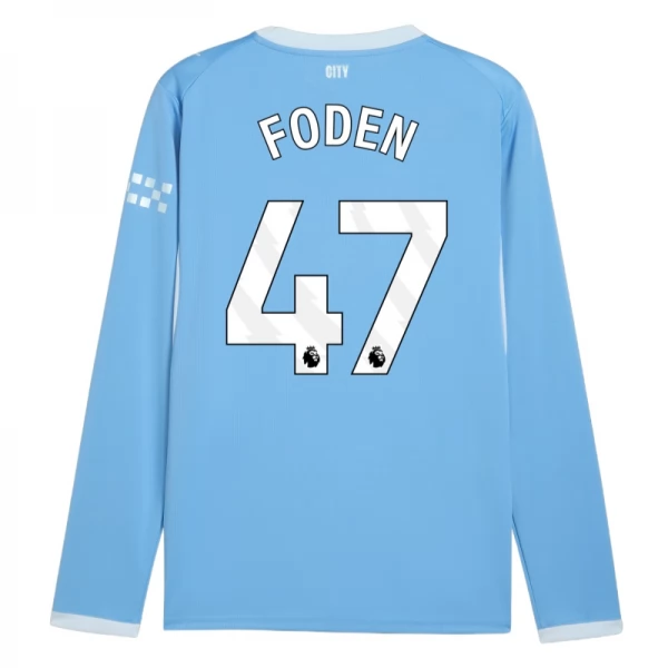 Maillot Domicile Manchester City Foden 47 2026/27 Manches Longues Maillot Domicile Manchester City Foden 47 2026/27 Manches Longues