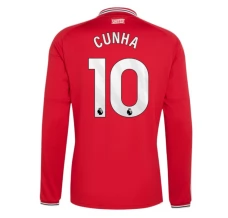 Maillot Domicile Manchester United Cunha 10 2026/27 Manches Longues