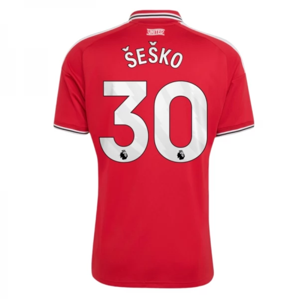 Maillot Domicile Manchester United Šeško 30 2026/27 Maillot Domicile Manchester United Šeško 30 2026/27