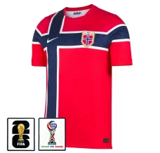 Maillot Domicile Norvège Coupe du Monde 2026 avec Patch