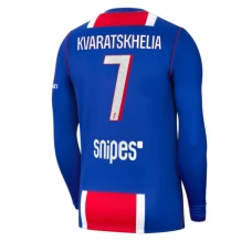 Maillot Domicile Paris Saint Germain Kvaratskhelia 7 2026/27 Manches Longues Maillot Domicile Paris Saint Germain Kvaratskhelia 7 2026/27 Manches Longues