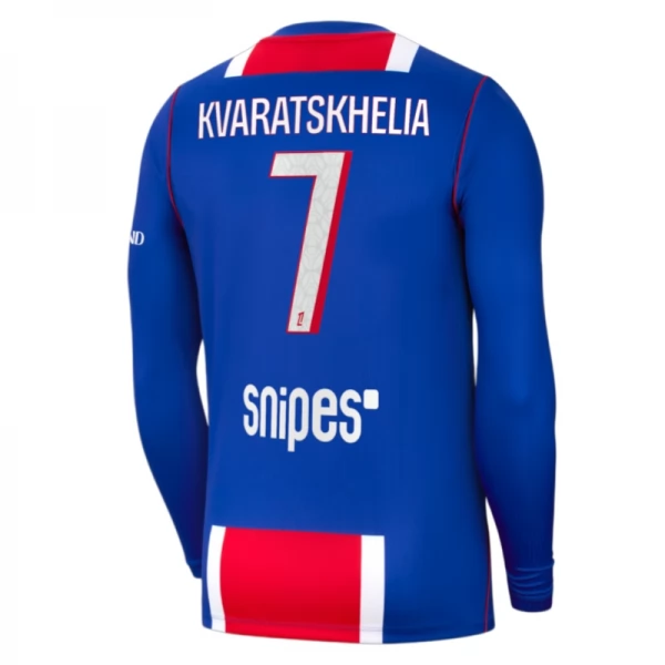 Maillot Domicile Paris Saint Germain Kvaratskhelia 7 2026/27 Manches Longues Maillot Domicile Paris Saint Germain Kvaratskhelia 7 2026/27 Manches Longues