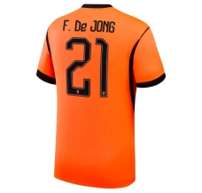 Maillot Domicile Pays-Bas F.De Jong 21 Coupe du Monde 2026