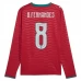 Maillot Domicile Portugal B.Fernandes 8 Coupe du Monde 2026 Manches Longues