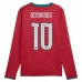 Maillot Domicile Portugal Bernardo 10 Coupe du Monde 2026 Manches Longues